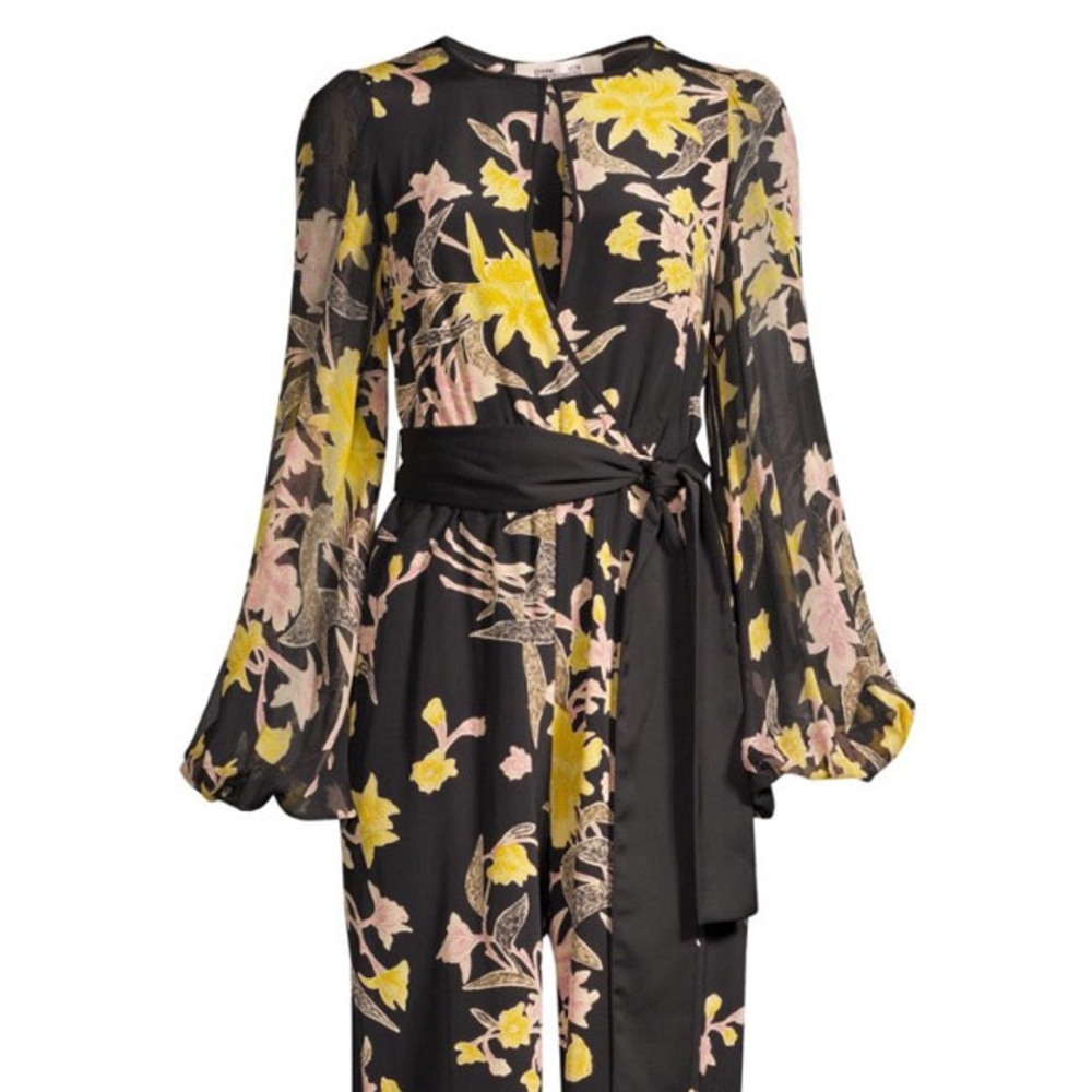 Diane Von Furstenberg Cropped Jumpsuit